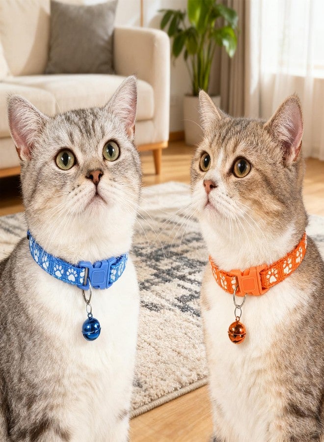 Zelphvt Breakaway Cat Collars with Bells, 16 PCS Breakaway Cat Collars Reflective Safety Kitten Collar Adjustable for Cats Small Dogs, Mixed Colors - Image 5